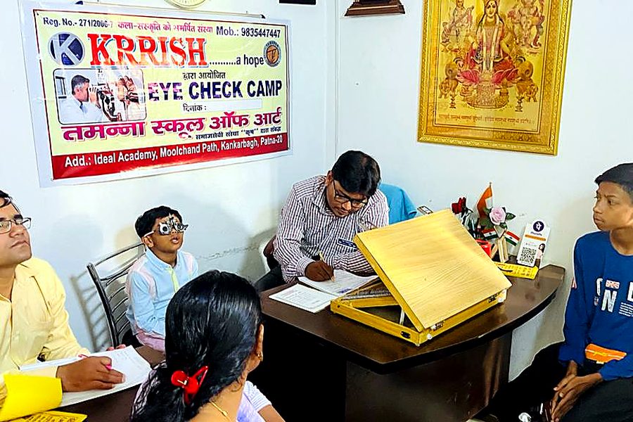 Health & eye care camps at KRRISH